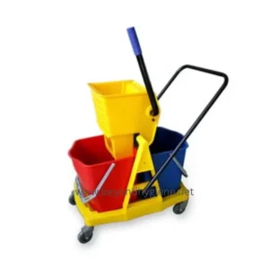 2 Bucket Wringer Trolley 60L