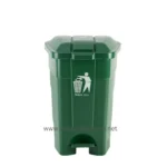 Trash bin for waste disposal, suitable for hygiene and sanitation in Asia, featuring a pedal operation for hands-free use. Perfect for commercial and public areas promoting cleanliness.