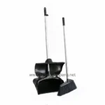 Sweeping tools including a dustpan and broom set, ideal for professional cleaning, janitorial services, and sanitation maintenance in Asia.