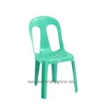 Green plastic chair for hygiene and sanitation purposes at Beyond Hygiene Asia.