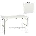 Mini Budget Folding Table – Brown, White