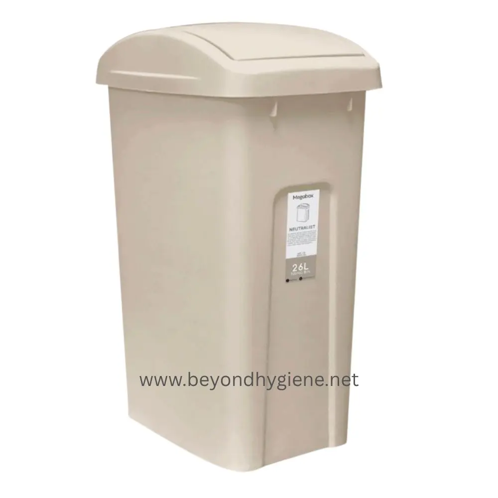 NEUTRALIST SLIM STEP BIN 26L (MG719) (2) Beyond hygiene asia, hand sanitizer dispenser, automatic hands-free sanitizing station, public hygiene and sanitation product, beyond hygiene asia, hand hygiene solutions.