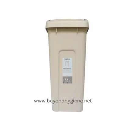 4. Neutralist 4L waste bin, beige, for commercial hygiene and waste disposal solutions, ideal for maintaining cleanliness in healthcare, hospitality, and office environments.