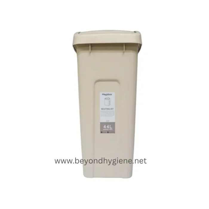 4. Neutralist 4L waste bin, beige, for commercial hygiene and waste disposal solutions, ideal for maintaining cleanliness in healthcare, hospitality, and office environments.