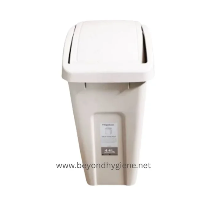 Dispenser for paper towels, wall-mounted paper towel dispenser for hygiene, white plastic towel dispenser for commercial restrooms.