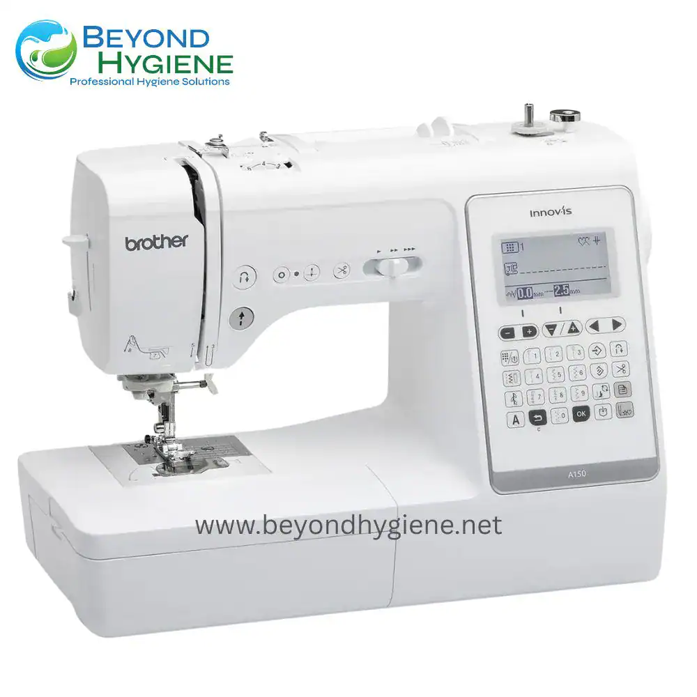 Innov-is A150 Sewing Machine (2) Brother Innov-is computerized sewing machine with digital display, multiple stitch options, and advanced features for professional sewing projects.