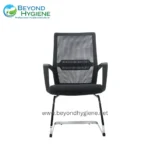 Mesh Back Cantilever Visitor Chair – Black