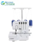 High-quality industrial sewing machine featuring multiple spools for professional garment manufacturing, ideal for textile businesses seeking durable and efficient sewing solutions.
