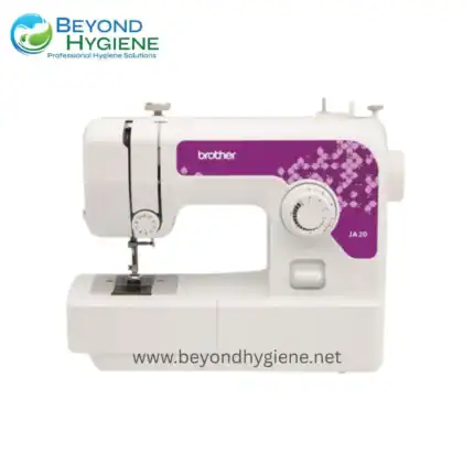 Brother sewing machine for professional hygiene and textile manufacturing in Asia.