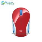 Logitech M187 Wireless Ultra Portable Mouse – Red