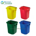 5-Quart Disinfecting Pail – Red, Green, Blue, Yellow